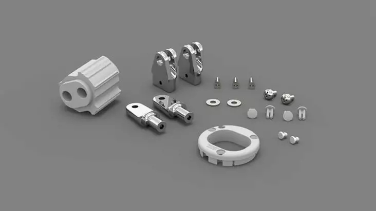 Walzenendstück links tukivarren nivel - Fiamman vara-osat - 9913725 - 1