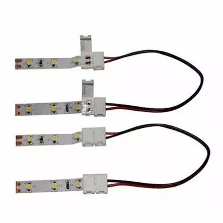 LED strip connection single 10 mm wiht cable, Liitin LED-nauhaan - Led polttimot sisälle ja ulos - 9934226 - 2