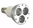 LED-Kohdelamppu 230V, 3x1W TEHOLED, E14 - Led polttimot sisälle ja ulos - 000206 - 1