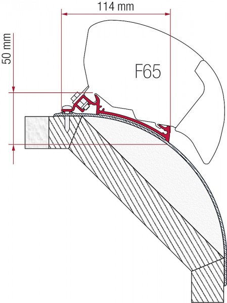 Adapter 400 cm - Telttojen varaosat ja varusteet - 9910426 - 1