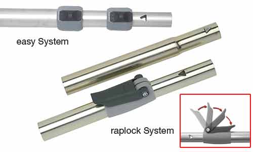 Etutelttaputkisarja Easy 3-os.120-280 cm Alu. - Runkoputket   - 9912886 - 1