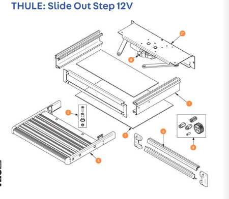 Reparaturset zu Trittstufe Slide-Out - Sähköportaat  ja mekaaniset portaat - 9911276 - 1