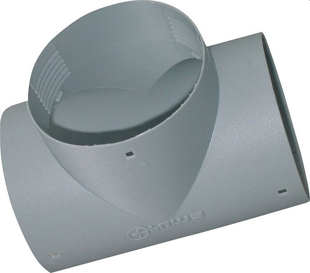 T-kappale TS 65 / 72 mm - Ilmakeskuslämmityskierto osat - 9954886 - 3