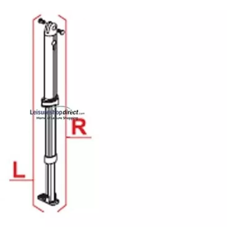 Tukijalka oikea 3,10 - 4,40 m - Fiamma Vaunumarkiisit - 9994616 - 1