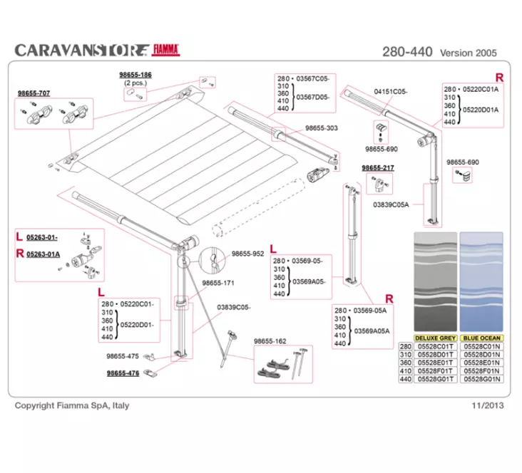 Tukijalka oikea - Fiamman vara-osat - 9908416 - 1