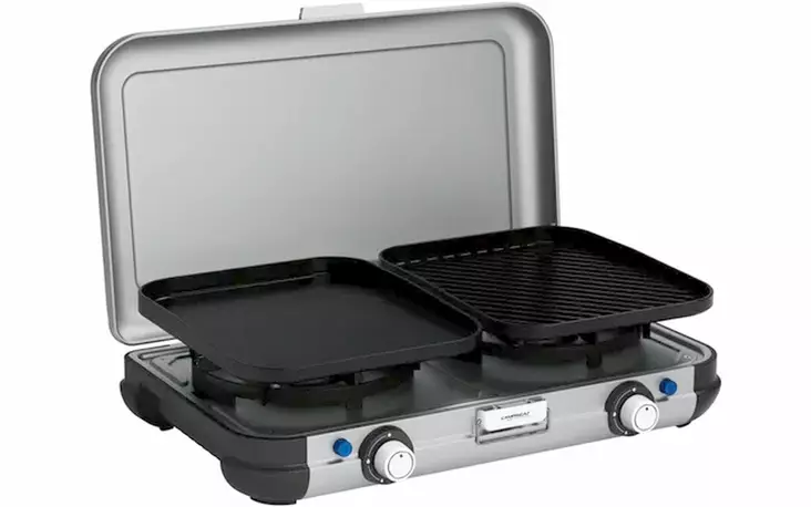 Campingas 2-polttimoinen Caravanliesi - Kaasuledet pöytämallit - 653206 - 1