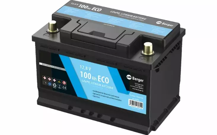 Litiumakku LiFePO4 100 Ah 12 V ECO - Litium + erikoisakut ja tarvikkeet - 067666 - 1