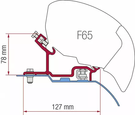 Adapterkit 3-tlg. - Thule Omnistor osat - 9910857 - 1
