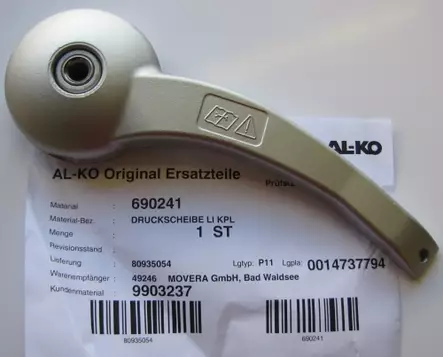 Tartuntakahva vasenpuoli Alko vetopää - Vetopäät varusteineen - 9903237 - 1