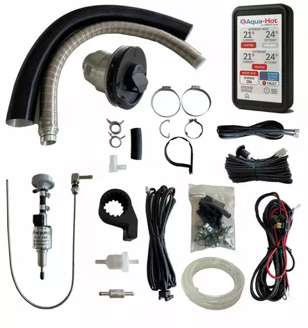 AQUA HOT Diesel 10 KW lämmitys asennus - Agua-Hot kaasu 6 kkw sähkö 1,8 Kw - 9976217 - 1