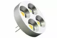 Led G4 pyöreä levyvalaisin 4 Lediä 12 V - Polttimot - 4304787 - 1