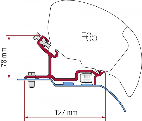 Adapterkit 3-tlg. - Thule Omnistor osat - 9910857 - 1