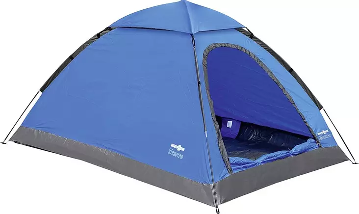 BRUNNER-teltta Strato 2 sininen 2-henge - Retkiteltat - 9955637 - 1