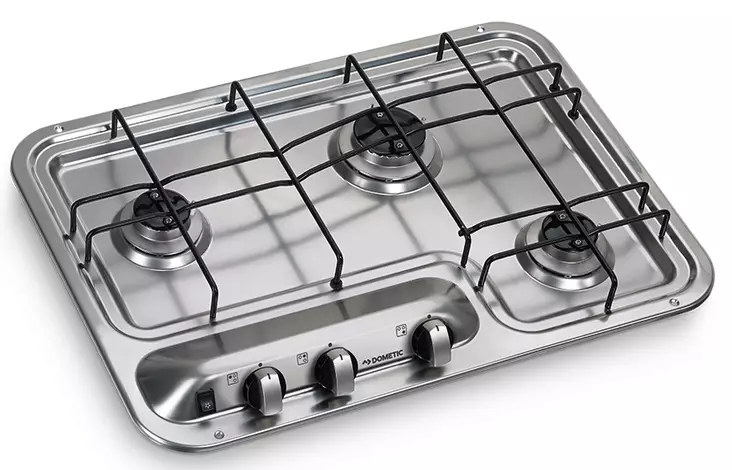 DOMETIC HB 3370 LIESI 3-LIEKKINEN - Kaasuliedet tiskialtaalla - K55-07 - 1