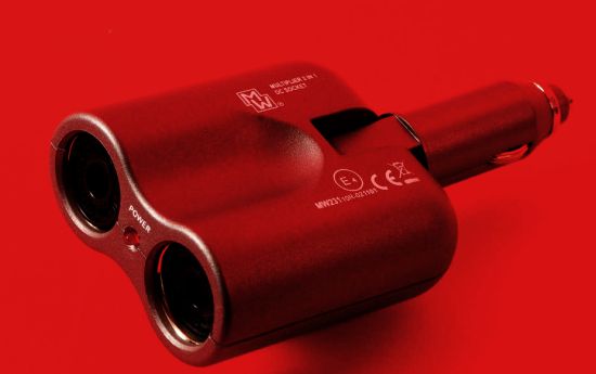 Haaroitin tupakansytyttimeen 12V - 12 V pistotulpat japistorasit - 080558502317 - 2