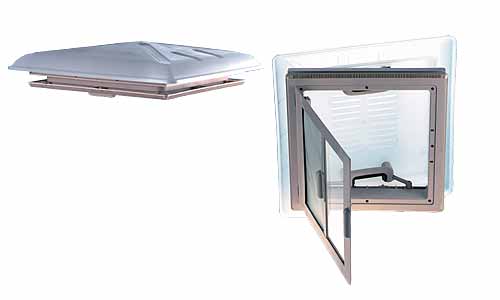 Kattoluukku MPK 460 Weiss 40 x 40 cm - Ikkuna varusteet ja suojat - 9964667 - 1