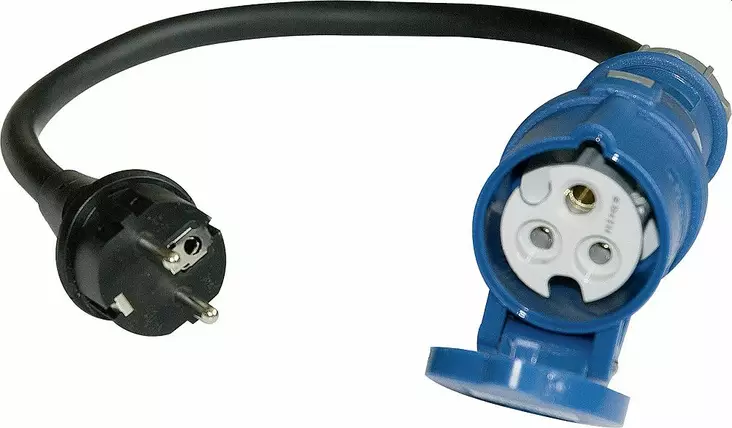 Kupplung CEE auf Schukostecker - 230V Kaapelit, adapterit, kelat - 9975047 - 1