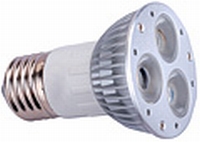 LED- Kohdelamppu, 3x1W TEHOLED, E27, 230V. - Led polttimot sisälle ja ulos - 000207 - 1