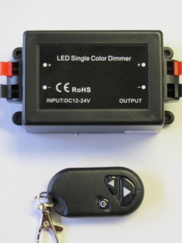 LED single controt unit, kaukosäädin tumma-vaalea ja päälle -pois - Led polttimot sisälle ja ulos - 9934227 - 1