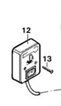Ohjauspaneeli 230 V + 2,50 m kaapeli - Sähköboilerit 12 V ja 230 V. - 9992387 - 1
