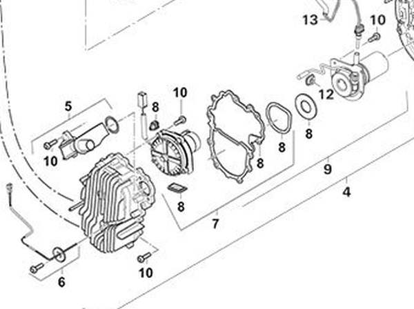 Poltinsarja Combi D. 34020-65500 - Truma Combi - EH pannujen osat - 9926577 - 1
