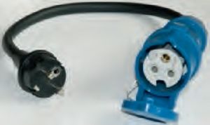 Stecker CEE auf Schukokupplung - Johdot. liittimet, rasiat - 9975987 - 1