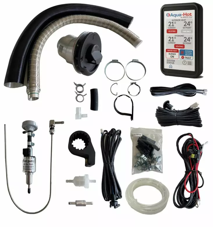 AQUA HOT Diesel 10 KW lämmitys asennus - Agua-Hot kaasu 6 kkw sähkö 1,8 Kw - 9976217 - 1