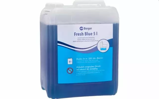 Fresch Blue Wc-hajotusaine 5 L Berger - WC-nesteet. pussit ja muut aineet - 710847 - 1