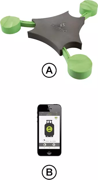 Kaasupullon pinnan korkeuden näyttö - Kaasun pinnan ja määrän mittaus pullossa - 9943698 - 2