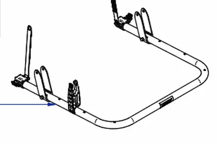 Rack platform Thule Esse4 without rails - Pyörätelineet takatikkaat ja telineet - 9934098 - 1