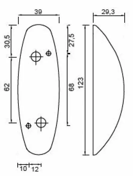 Takakulmaylävalo Hella oikea - Autojen valaisimet ja polttimot - 9975228 - 5