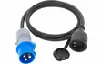 Sovitinkaapeli CEE-pistoke 3-napainen - - 230V Kaapelit, adapterit, kelat - 668478 - 1
