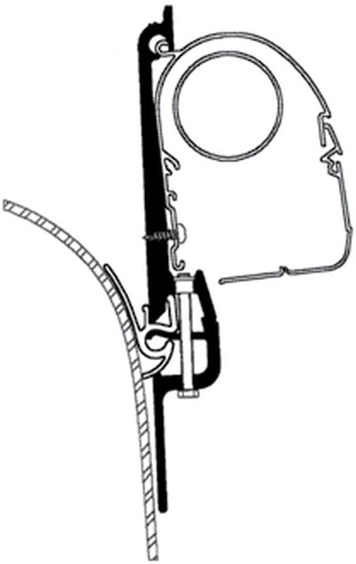 Adapter Thule Hymer Car 302 - Katto-osat - 9901598 - 1