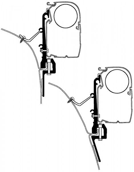 Adapterkit 2-tlg. zu - - 9951118 - 1