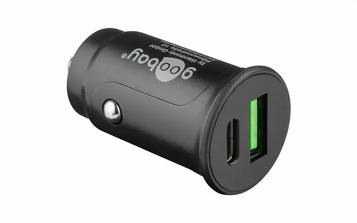 Goobay Dual USB -auton pikalaturi 12/ - Akkulaturit normaali - 548248 - 1