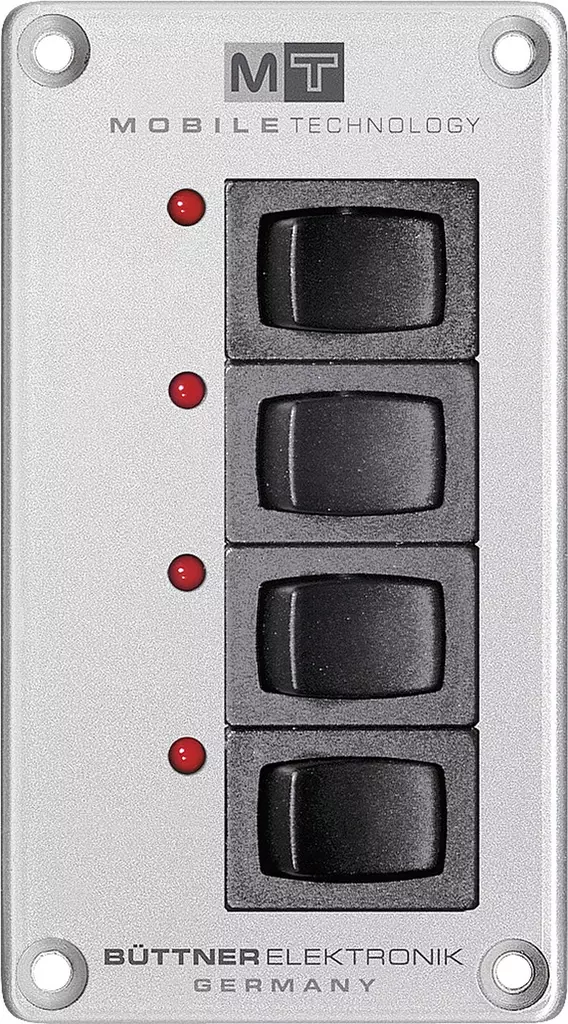 MT Kytkin paneeli 4 osaa 12 V, MT 71415 - Näytöt, kytkimet ja varusteet - 9952428 - 1