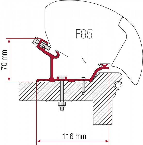 Markiisi adapterr Hobby Excellent - Katto-osat - 9917518 - 1