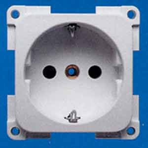 Shuko pistorasian sisä-runko-osa upotettava, harmaa - 12 V pistotulpat japistorasit - 9974268 - 1