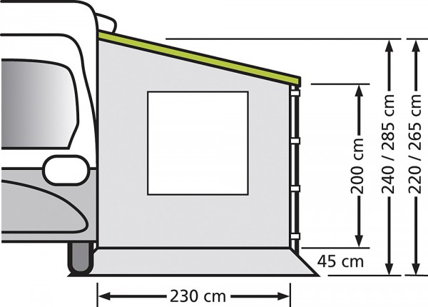 Yleinen päätysivu ikkunalla - Varusteet ja osat - 9912478 - 1