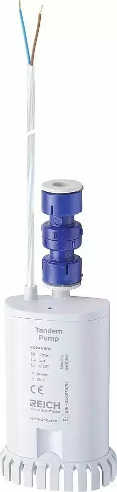 Reich Tandempumppu 19 L-min.1,4 bar. takaisku - Uppopumput - 9971818 - 2