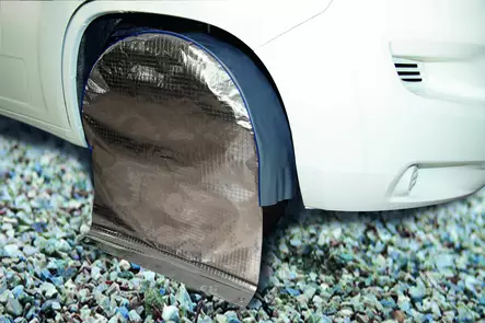 Pyöränsuojahuppu eristetty 15 " kumille - Keula- rengas- helma ja ikkuna suojat - 9994879 - 2