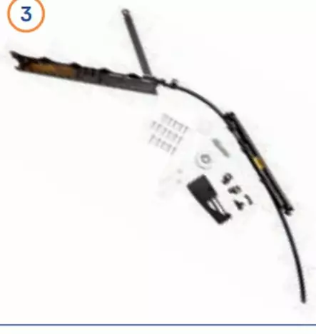 Aufstellmechanik 400x400mm - Kattoikkunat ( isot ) ja osat - 9996369 - 1