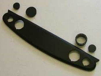 Muoviosa ylös musta/ ruskea päälle - Varaosat ja lisävarusteet - 9990099 - 1