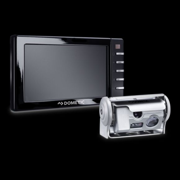 Peruutuskamera PerfectView RVS 594 5"väri LDC-monitor M55L+Kam 44 hopea - Peruutuskamerat - 9930419 - 1