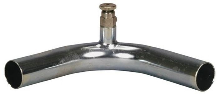 Teräsputkikulma 90 as. ilmausventtiilillä 100 x 100 mm - Nesteklämpökierto-osat - A1900179 - 1