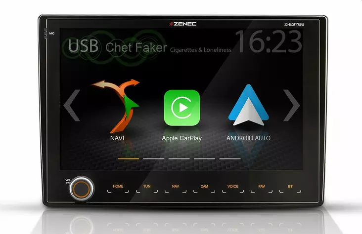 ZENEC-navigaattori Z-E3766 9"/22,9 cm: - Multimediasoitin navigaattorilla - 9955779 - 1