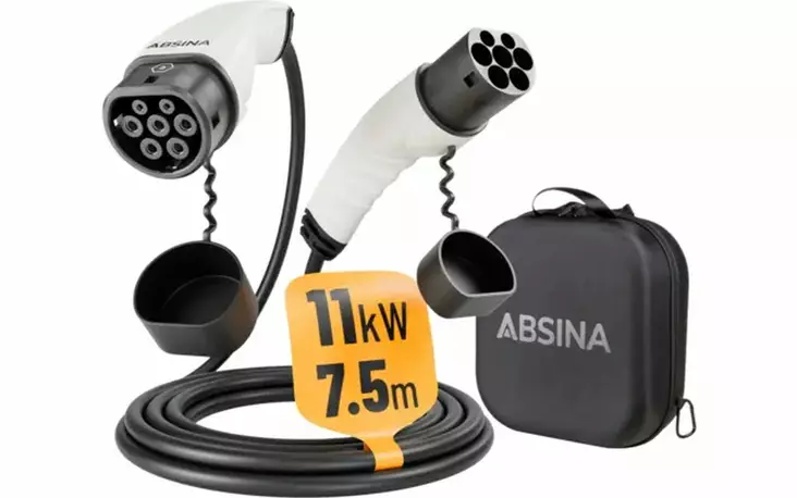 Absina Latauskaapeli typ.2 11 KW 16 A - Suurteho akkulaturit - 242729 - 1