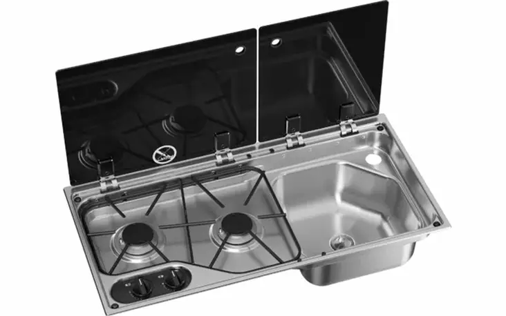 Dometic keitto/allasyhdistelmä CVC1700G - Kaasuliedet tiskialtaalla  - 515849 - 1