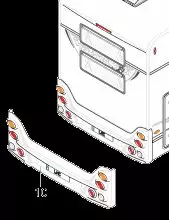 LMC.n Liberty Alkovi takapuskuri vm.2008 - Puskurit ja helmat - 247079 - 1