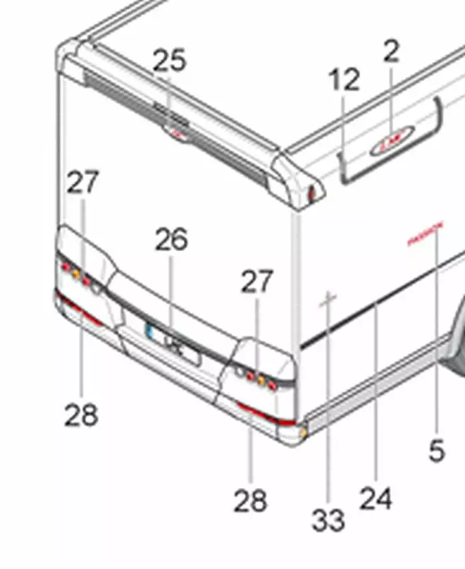 LMC.n takapuskurin oik.kulma tarra 27ala - Korin osat. -pellit listat jne. - 2525889 - 1